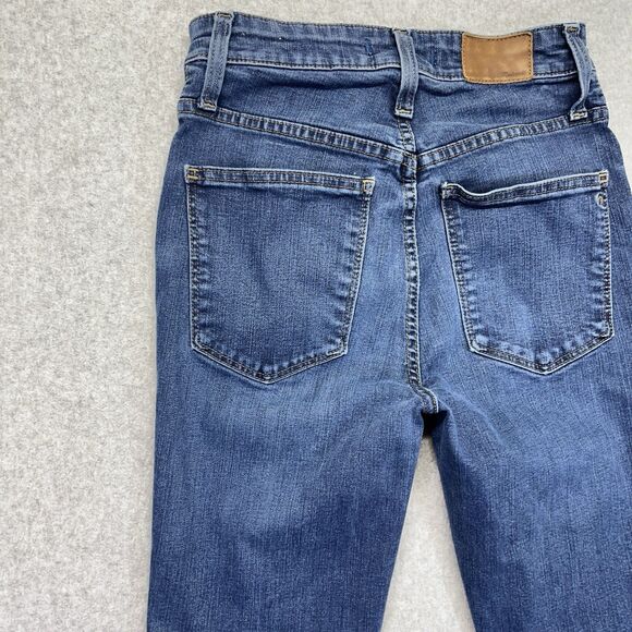 Madewell Jeans Women’s 26 Curvy High Rise Skinny Medium Wash Denim - Picture 9 of 16